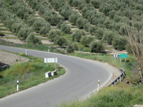 Entering the Provincia of Granada.